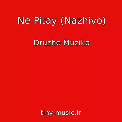 کاور آهنگ Ne Pitay (Nazhivo) از Druzhe Muziko
