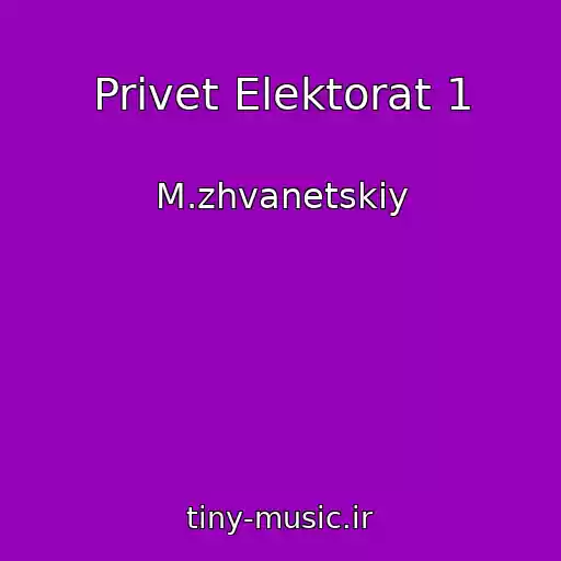 کاور آهنگ Privet Elektorat 1 از M.zhvanetskiy