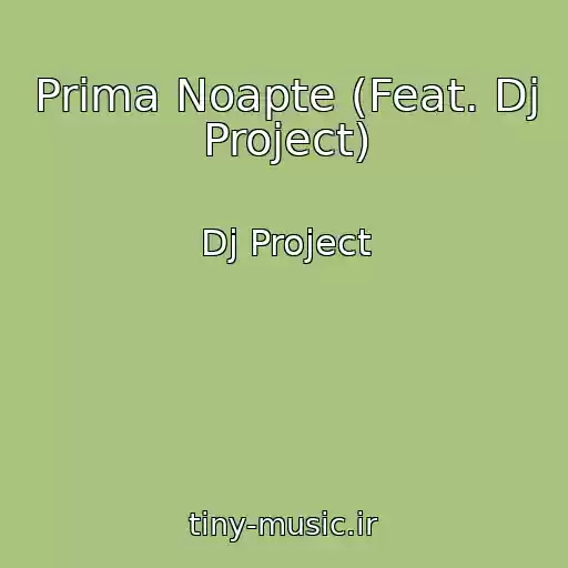 کاور آهنگ Prima Noapte (Feat. Dj Project) از Dj Project