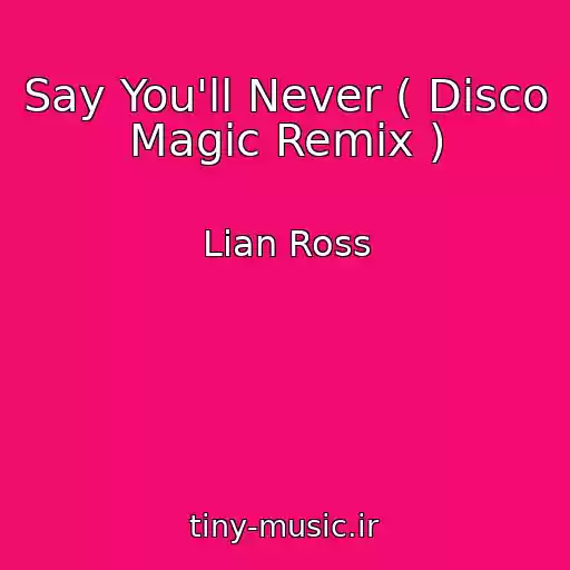 کاور آهنگ Say You'll Never ( Disco Magic Remix ) از Lian Ross