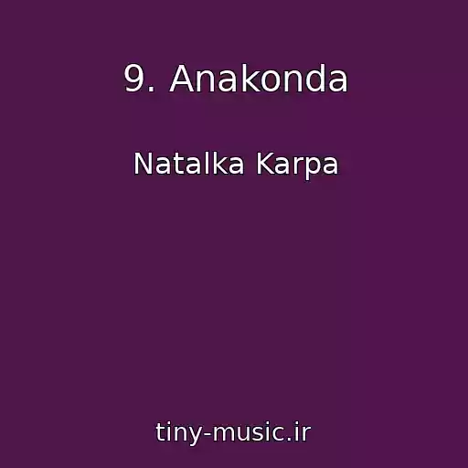 کاور آهنگ 9. Anakonda از Natalka Karpa