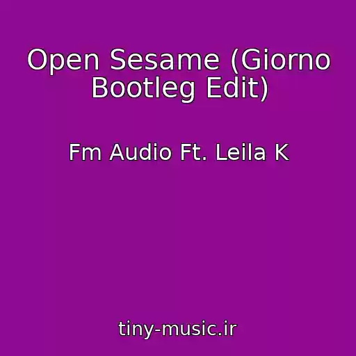 کاور آهنگ Open Sesame (Giorno Bootleg Edit) از Fm Audio Ft. Leila K