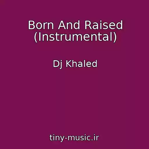 کاور آهنگ Born And Raised (Instrumental) از Dj Khaled