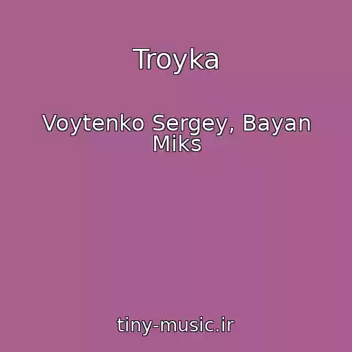 کاور آهنگ Troyka از Voytenko Sergey, Bayan Miks