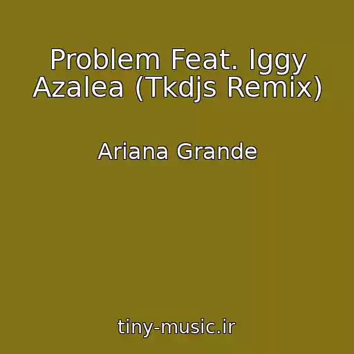 کاور آهنگ Problem Feat. Iggy Azalea (Tkdjs Remix) از Ariana Grande