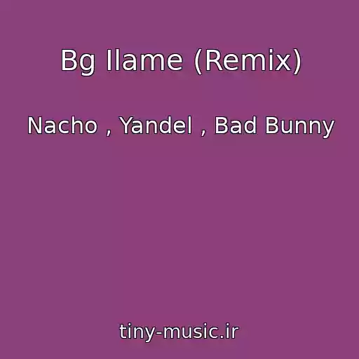کاور آهنگ Bg Ilame (Remix) از Nacho , Yandel , Bad Bunny
