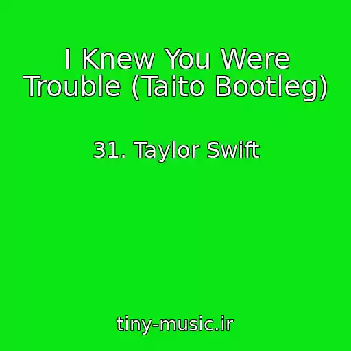 کاور آهنگ I Knew You Were Trouble (Taito Bootleg) از 31. Taylor Swift