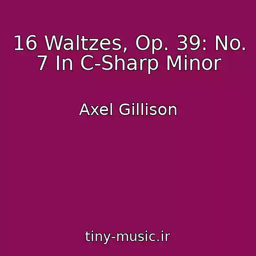 کاور آهنگ 16 Waltzes, Op. 39: No. 7 In C-Sharp Minor از Axel Gillison