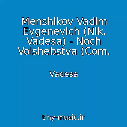 کاور آهنگ Menshikov Vadim Evgenevich (Nik. Vadesa) - Noch Volshebstva (Com. از Vadesa