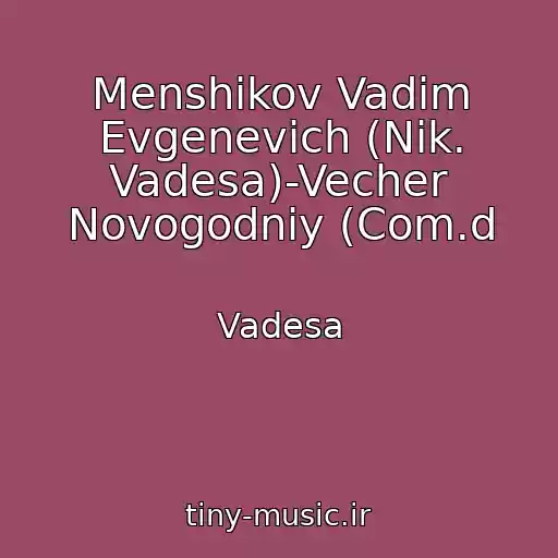 کاور آهنگ Menshikov Vadim Evgenevich (Nik. Vadesa)-Vecher Novogodniy (Com.d از Vadesa