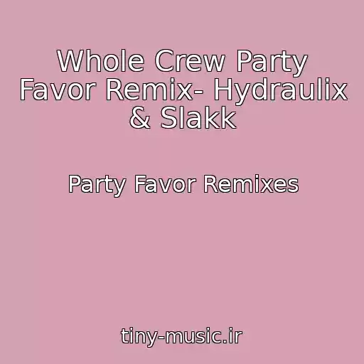 کاور آهنگ Whole Crew Party Favor Remix- Hydraulix & Slakk از Party Favor Remixes