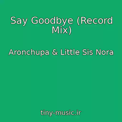 کاور آهنگ Say Goodbye (Record Mix) از Aronchupa & Little Sis Nora