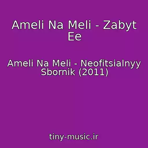 کاور آهنگ Ameli Na Meli - Zabyt Ee از Ameli Na Meli - Neofitsialnyy Sbornik (2011)