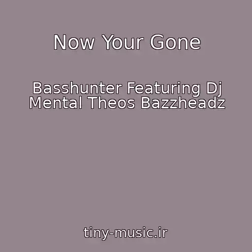 کاور آهنگ Now Your Gone از Basshunter Featuring Dj Mental Theos Bazzheadz