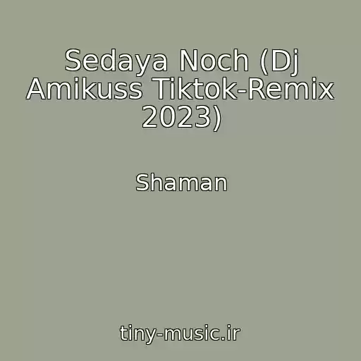 کاور آهنگ Sedaya Noch (Dj Amikuss Tiktok-Remix 2023) از Shaman