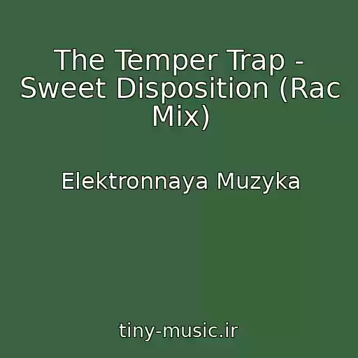 کاور آهنگ The Temper Trap - Sweet Disposition (Rac Mix) از Elektronnaya Muzyka