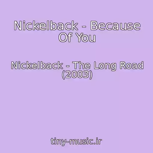 کاور آهنگ Nickelback - Because Of You از Nickelback - The Long Road (2003)