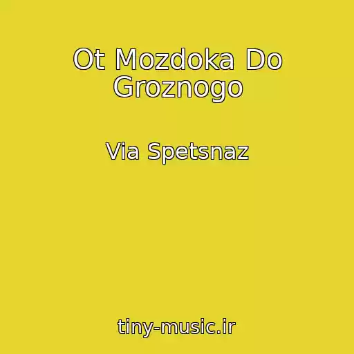 کاور آهنگ Ot Mozdoka Do Groznogo از Via Spetsnaz
