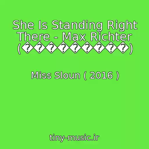 کاور آهنگ She Is Standing Right There - Max Richter (���������) از Miss Sloun ( 2016 )