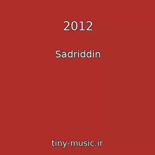 کاور آهنگ 2012 از Sadriddin