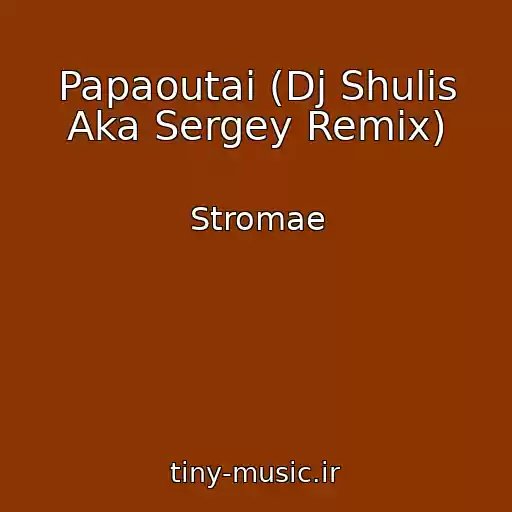 کاور آهنگ Papaoutai (Dj Shulis Aka Sergey Remix) از Stromae