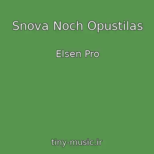 کاور آهنگ Snova Noch Opustilas از Elsen Pro