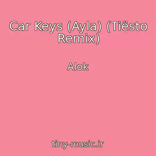 کاور آهنگ Car Keys (Ayla) (Tiësto Remix) از Alok