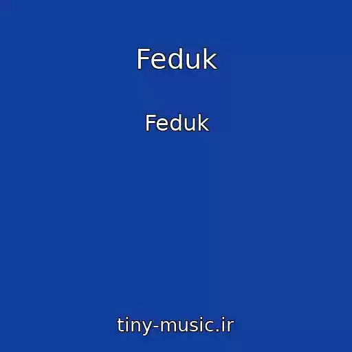 کاور آهنگ Feduk از Feduk