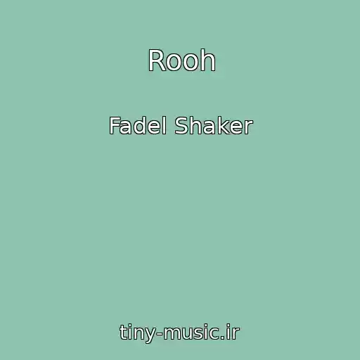 کاور آهنگ Rooh از Fadel Shaker