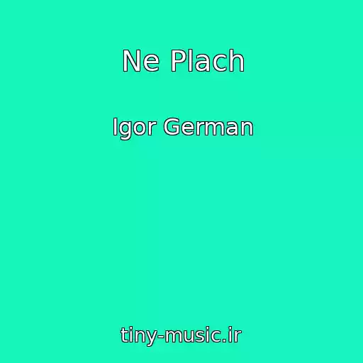 کاور آهنگ Ne Plach از Igor German
