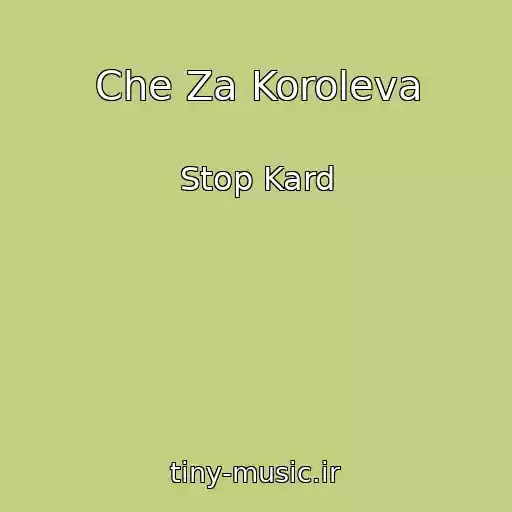 کاور آهنگ Che Za Koroleva از Stop Kard