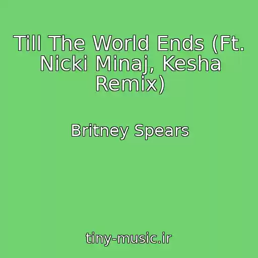 کاور آهنگ Till The World Ends (Ft. Nicki Minaj, Kesha Remix) از Britney Spears