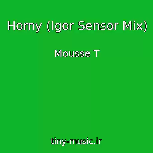 کاور آهنگ Horny (Igor Sensor Mix) از Mousse T