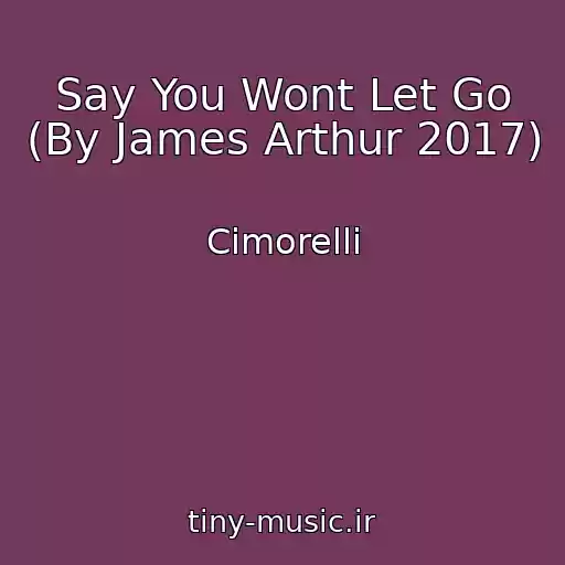 کاور آهنگ Say You Wont Let Go (By James Arthur 2017) از Cimorelli