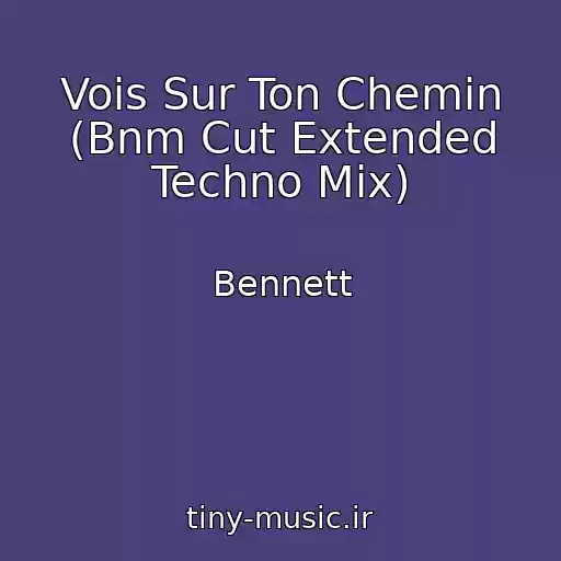 کاور آهنگ Vois Sur Ton Chemin (Bnm Cut Extended Techno Mix) از Bennett