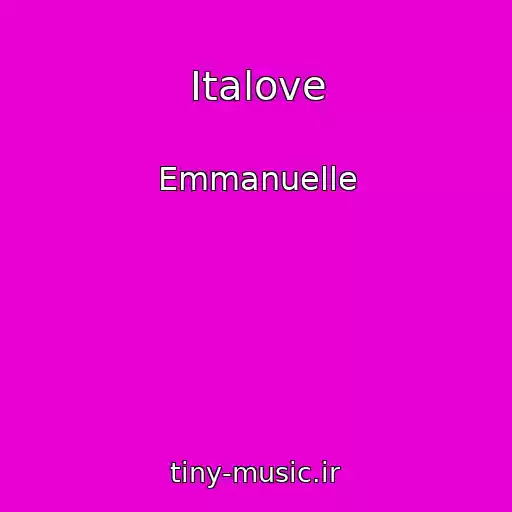 کاور آهنگ Italove از Emmanuelle