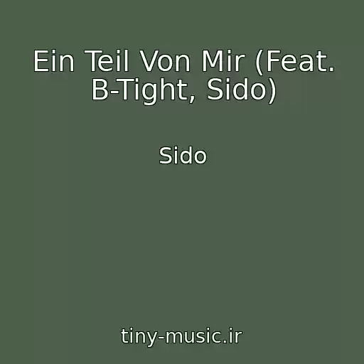 کاور آهنگ Ein Teil Von Mir (Feat. B-Tight, Sido) از Sido