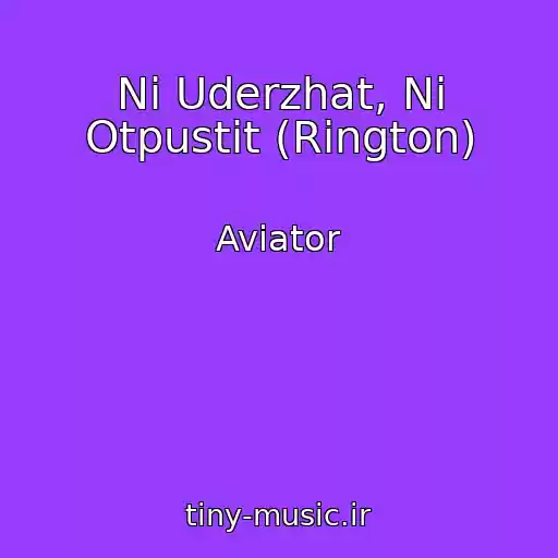 کاور آهنگ Ni Uderzhat, Ni Otpustit (Rington) از Aviator