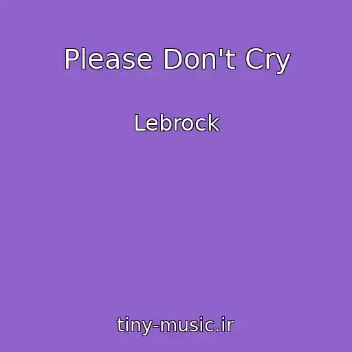 کاور آهنگ Please Don't Cry از Lebrock