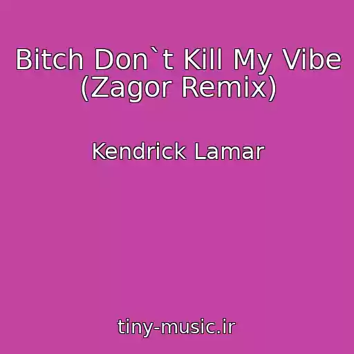 کاور آهنگ Bitch Don`t Kill My Vibe (Zagor Remix) از Kendrick Lamar