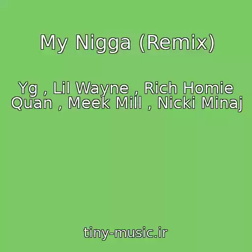 کاور آهنگ My Nigga (Remix) از Yg , Lil Wayne , Rich Homie Quan , Meek Mill , Nicki Minaj