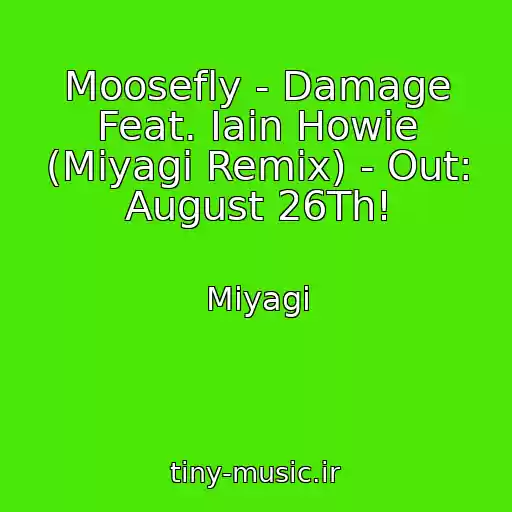 کاور آهنگ Moosefly - Damage Feat. Iain Howie (Miyagi Remix) - Out: August 26Th! از Miyagi