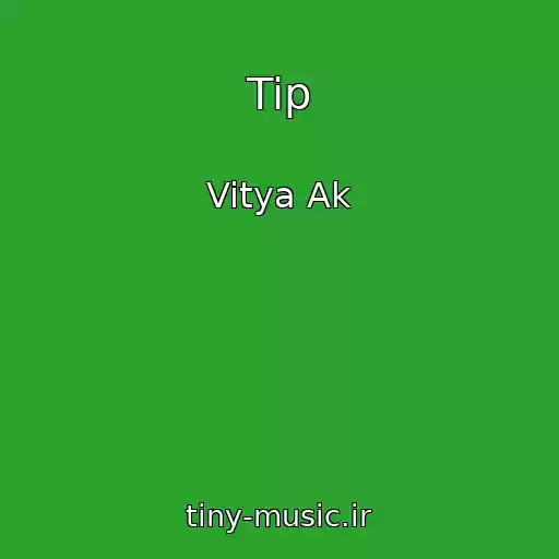 کاور آهنگ Tip از Vitya Ak