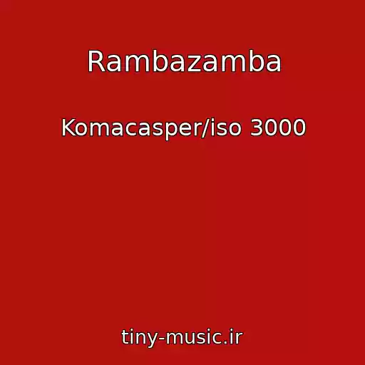کاور آهنگ Rambazamba از Komacasper/iso 3000