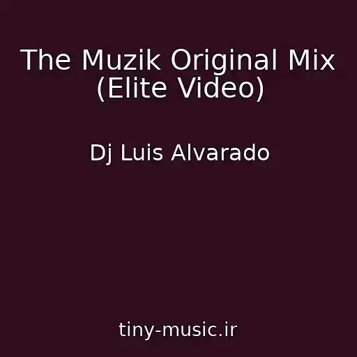 کاور آهنگ The Muzik Original Mix (Elite Video) از Dj Luis Alvarado