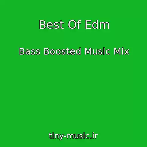 کاور آهنگ Best Of Edm از Bass Boosted Music Mix