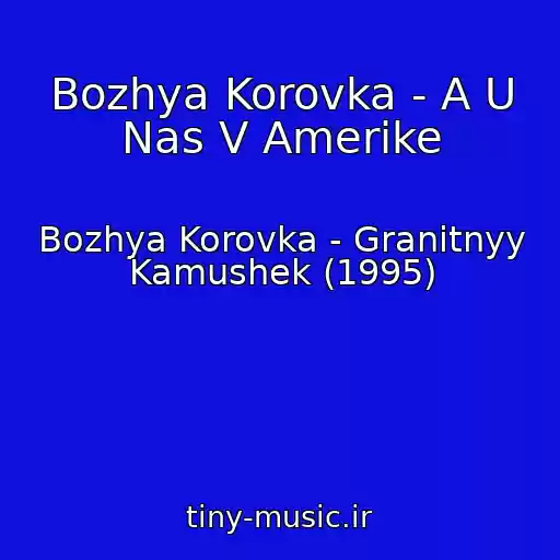کاور آهنگ Bozhya Korovka - A U Nas V Amerike از Bozhya Korovka - Granitnyy Kamushek (1995)