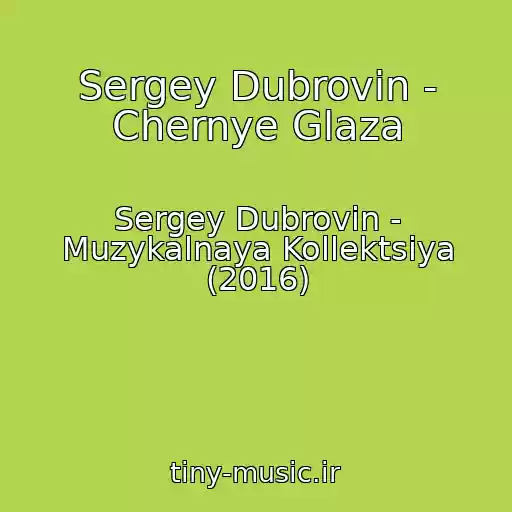 کاور آهنگ Sergey Dubrovin - Chernye Glaza از Sergey Dubrovin - Muzykalnaya Kollektsiya (2016)