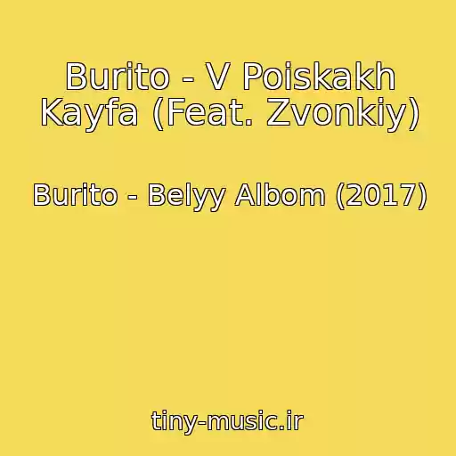 کاور آهنگ Burito - V Poiskakh Kayfa (Feat. Zvonkiy) از Burito - Belyy Albom (2017)