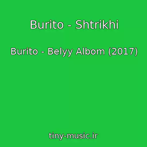 کاور آهنگ Burito - Shtrikhi از Burito - Belyy Albom (2017)